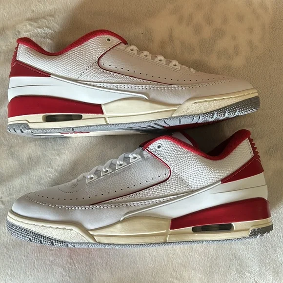 Jordan 2/3 Varsity Red-Sail Size 11.5 SKU FD0383-161 - Picture 2 of 8